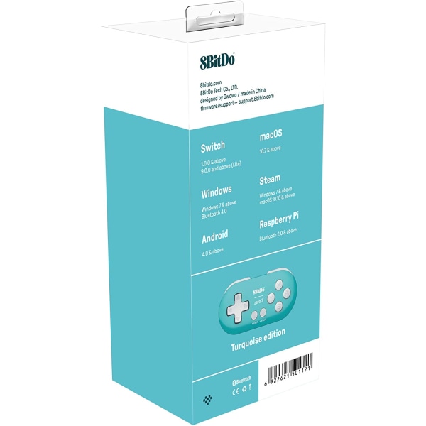 8Bitdo Zero 2 Gul Edition (Ej maskinspecifik)