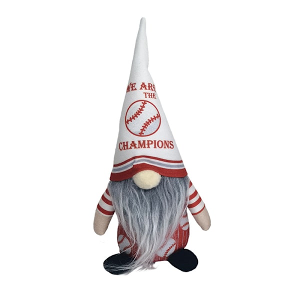 Julebaseball Dukke uten Ansikt Julegave Sportsdverg Dukkedekorasjoner Pynt 1 28*12*8.5cm