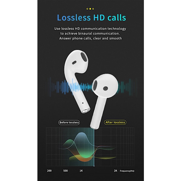 i12 Langattomat Bluetooth-kuulokkeet TWS Kosketus Bluetooth-kuulokkeet gul
