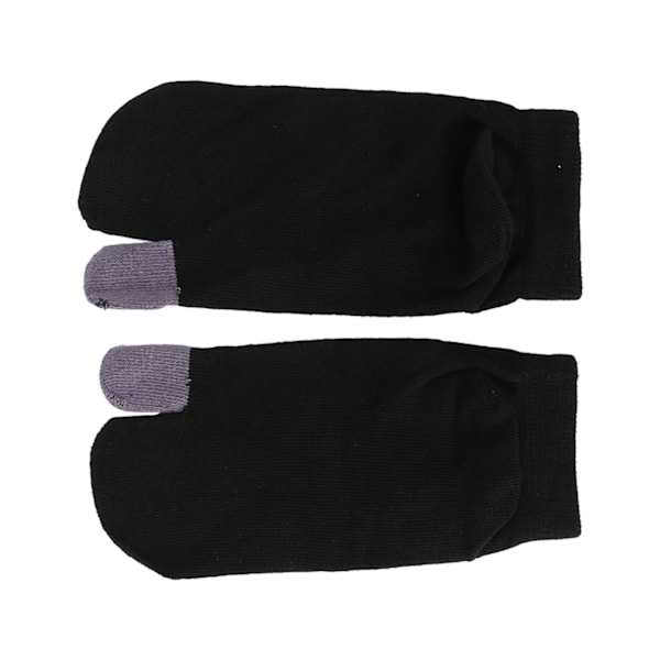 Trendiga Två-Tåstrumpor Andningsbara Fingersockor Svett Absorberande Ren Färg Ankelstrumpor