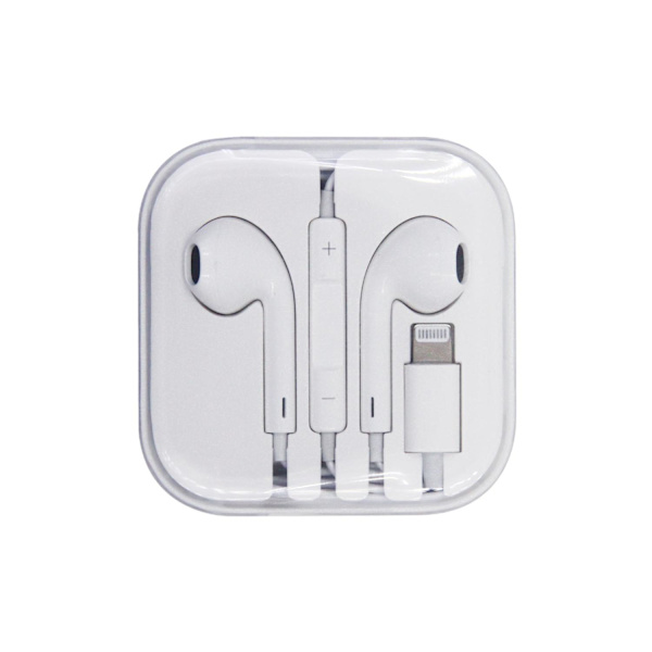 iPhone 7 Hodetelefoner Hvit Lightning Hodetelefoner iPhone Lightning Universelle Hodetelefoner