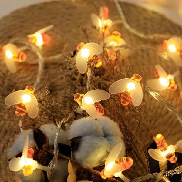 6m LED-valoketju jouluun, leirintään ja koristeluun