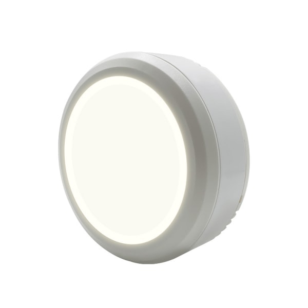 LED Lille Natlampe Nr. 5 Batteri Infrarød Fjernbetjening Tryk Sengelamper Gangbelysning Racket Ishockey Lys White 1 led1 Remote Control