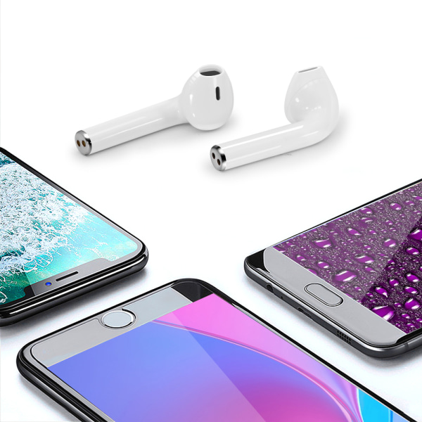 i12 trådlösa Bluetooth hörlurar TWS Touch Bluetooth hörlurar vit