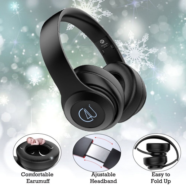 Trådløse Bluetooth-hodetelefoner med LED og mikrofon BH10 17 timer