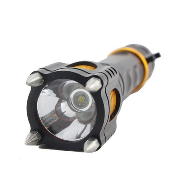 Taktisk LED Ficklampa XM-L T6 Svart