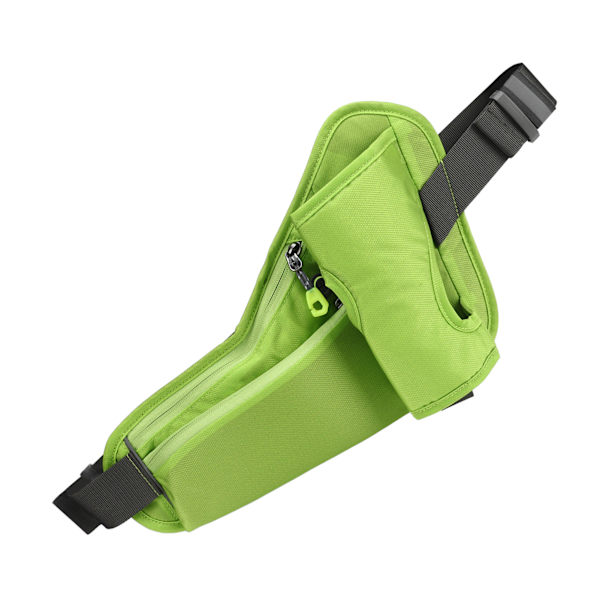 Löparbälte Hydration Midjepack Multifunktionell Vattentät Reflekterande Midjepåse för Utomhussporter Grön