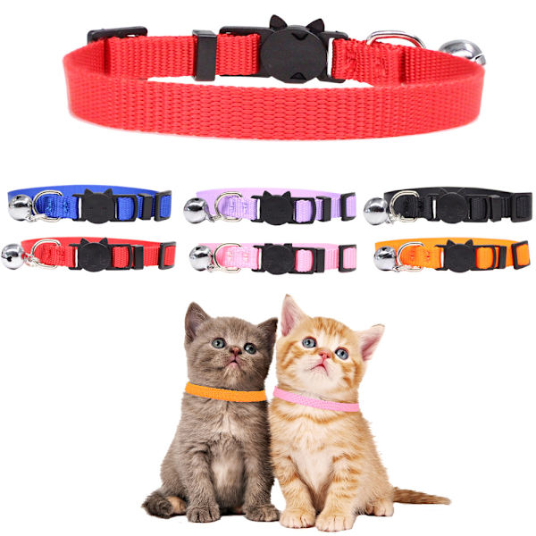 Nylonhalsband för kattunge, husdjursmaterial