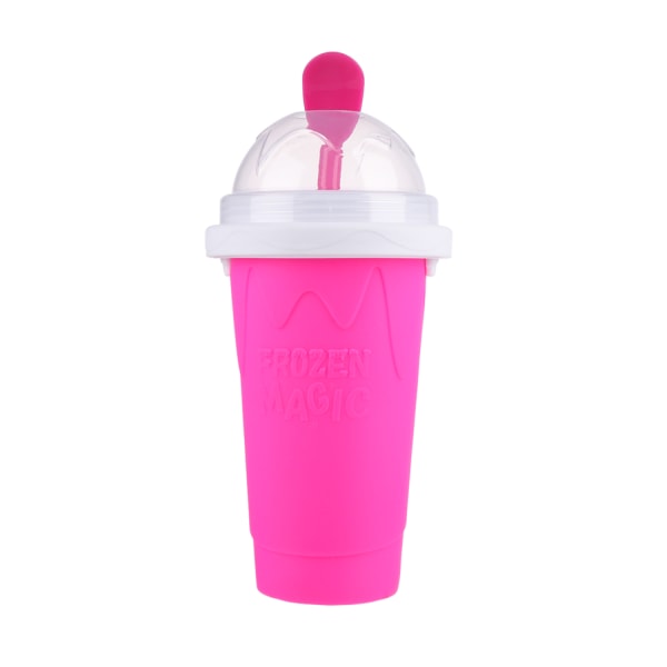 1 kpl Pakastettava Magic Squeeze Cup Slushie Maker Cup punainen