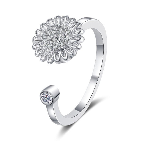 Roterende ring for kvinners unike design, fasjonabel og personlig roterende ring Instagram I Adjustable