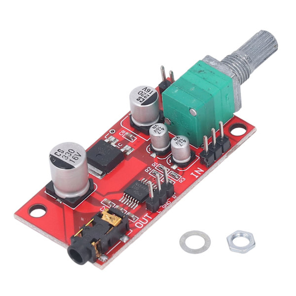 Minihörlursförstärkarmodul 3,5 mm gränssnitt Hörlursförförstärkarkort DC 3‑12V MAX4410