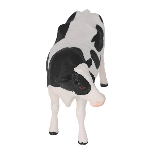 Solid Simuleringsko-Model Levende Plastik Børne Farm Dyremodel Legetøj til Fantasifuld Leg og Kreativitetsstimulering