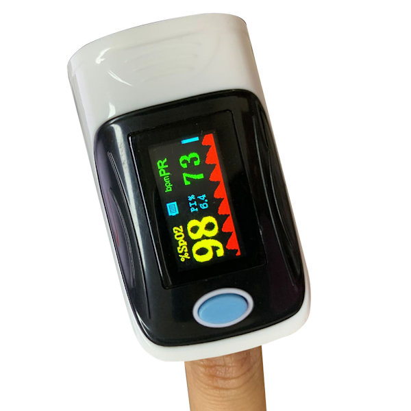 Fingertop Pulsfrekvens og Pulsmåler med LED-display