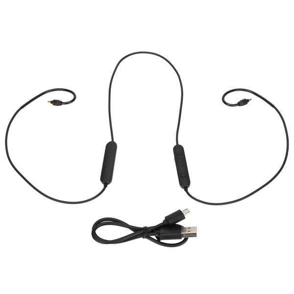 MMCX Bluetooth Headset Cable Low Latency Rechargeable Wireless Earphone Cable with Mic for Sennheiser IE40 PRO