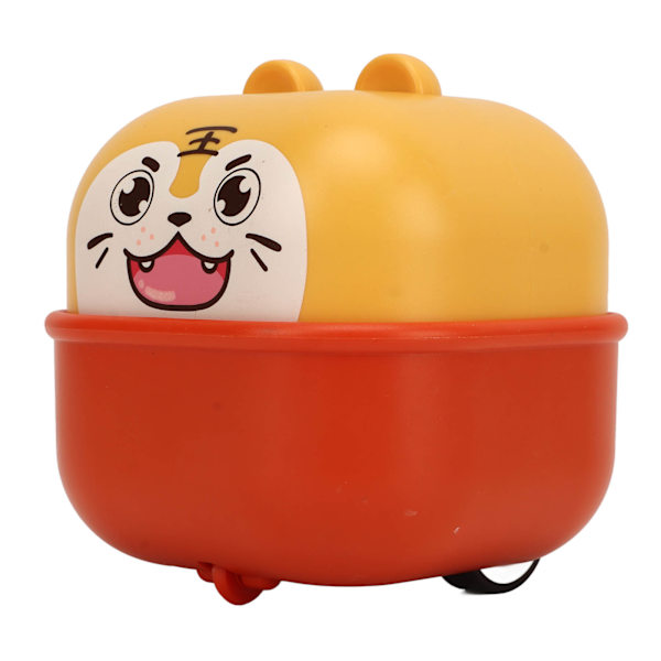 Baby Push and Go Bilar Plast Söta Glansiga Ytor Tröghetsdjur Babybil Leksak för Förälder-Barn Interaktion Tiger