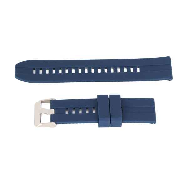 Armbandsband 22mm Universal Snabbkoppling Silikontillbehör för Realme Watch 2 Blå