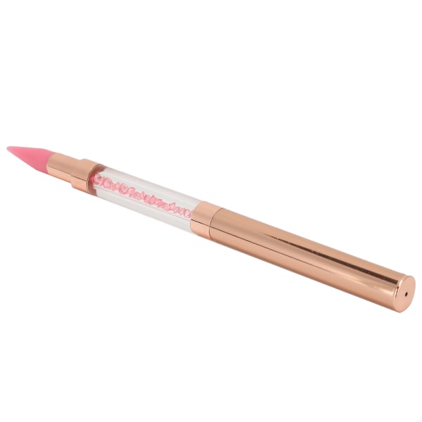 Dotting Pen Voksspiss Rhinestone Pickup Tool Prikkepenn Manikyr Nail Art Tool (rosa)