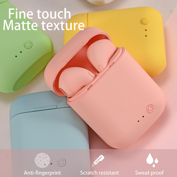 I7s TWS Dual Ear Sports 5.0 Macaron Langattomat Bluetooth-kuulokkeet mini2 Bluetooth-kuulokkeet i7mini white
