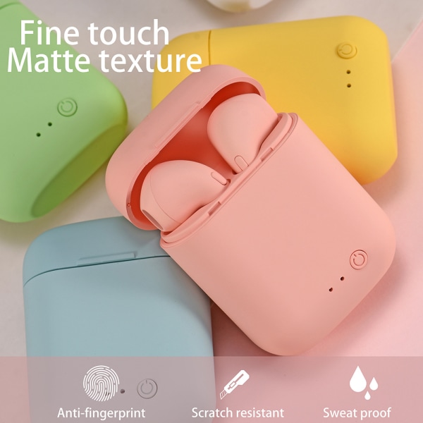 I7s TWS Dual Ear Sports 5.0 Macaron Langattomat Bluetooth-kuulokkeet mini2 Bluetooth-kuulokkeet i7mini yellow