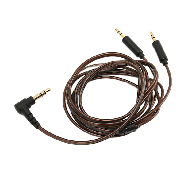 3,5 mm till Dual 2,5 mm Hörlurar Ersättningskabel för Hifiman HE400S HE 400I HE560 HE 350 HE1000 HE1000 V2 47,2 tum