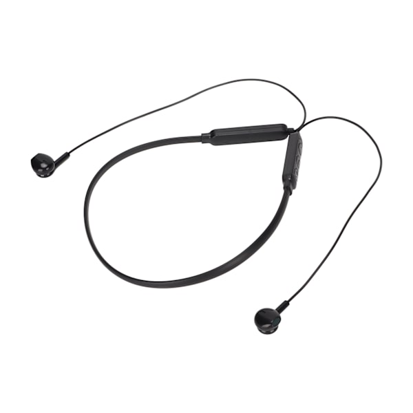 Bluetooth-halsbandshörlurar IPX7 Vattentät Brusreducerande Djup Bas Flexibel Trådlös SporthörlurarSvart