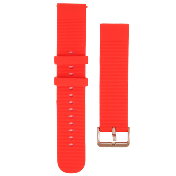 Justerbart Silikonarmband för Amazfit GTS 3/GTS 3 PRO Andningsbart Smartwatch Armband Rött