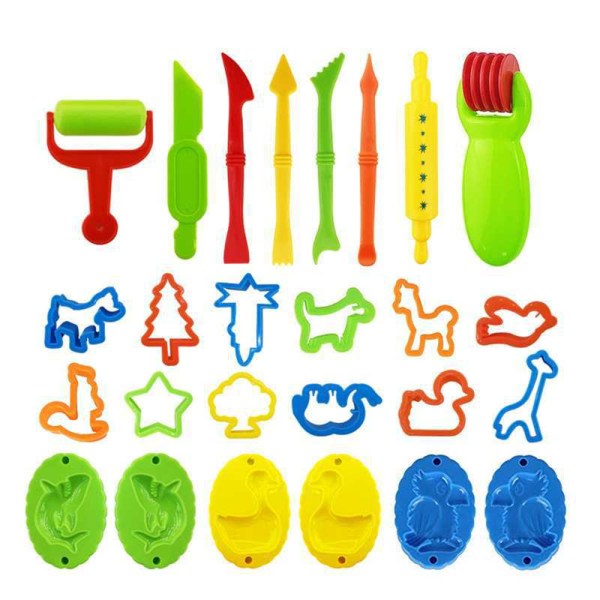 26st Kid Play Doh Tool Set Mould Form Craft 1