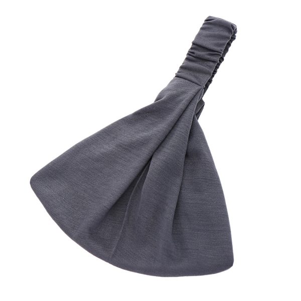 Hårbånd i bred Leotards ensfarvet grey
