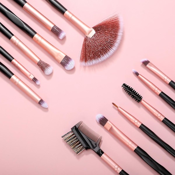 BS12 - 16 stk. eksklusive Make-up/Makeup-børster af den bedste kvalitet