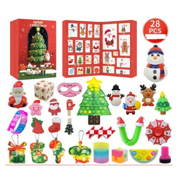 2022 Nyårsadventskalender Leksak för Barn 28 st