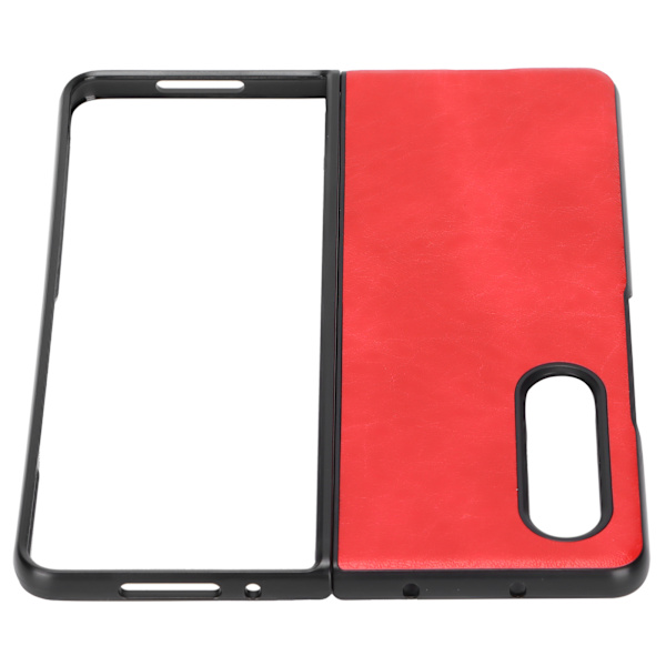Läderfodral för Smartphone Stötsäkert Skyddande Skal för Samsung Galaxy Z Fold 3 Röd