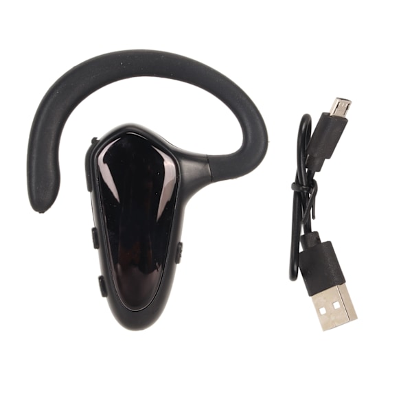 Langaton Bluetooth-kuuloke Luujohtoinen Melunvaimennus Bluetooth 5.1 Ultralight Business-kuuloke Musta
