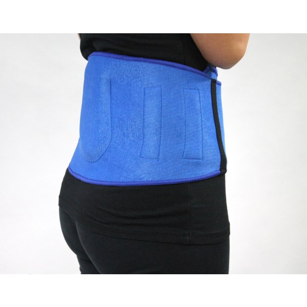 Wellys®GI-034405: Magnetiskt ryggbälte med kudde - blå