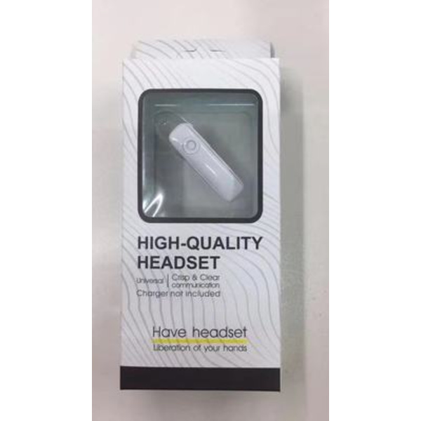 USB Bluetooth 5.0-headset SBT-01, vitt, M165