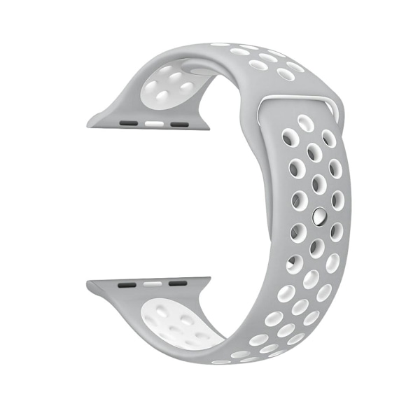 Til Apple Watch 42/44mm L Silikon Sport Urrem Grå