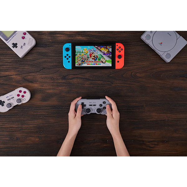 8Bitdo SN30 Pro Gamepad Grå Edition