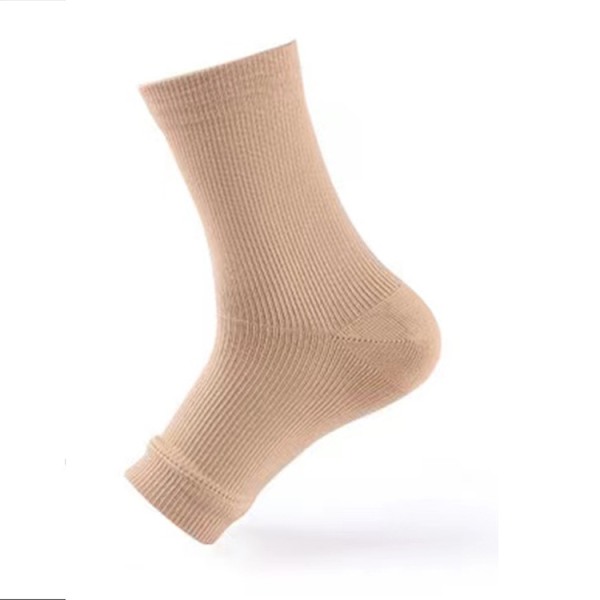 Nilkkasuojat, ulkoilmakuntoilusuukat, urheilun suojaavat avovarpaalliset kompressiosukat, joustavat sukat, kompressiosukat White spots on the skin base S/M