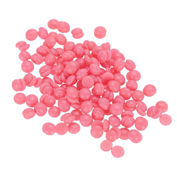 100g/Påse 10 Typer Depilatorisk Hårdvax Bönor Arm Kropp Hårfjerning Bivax Pellets (Ros)