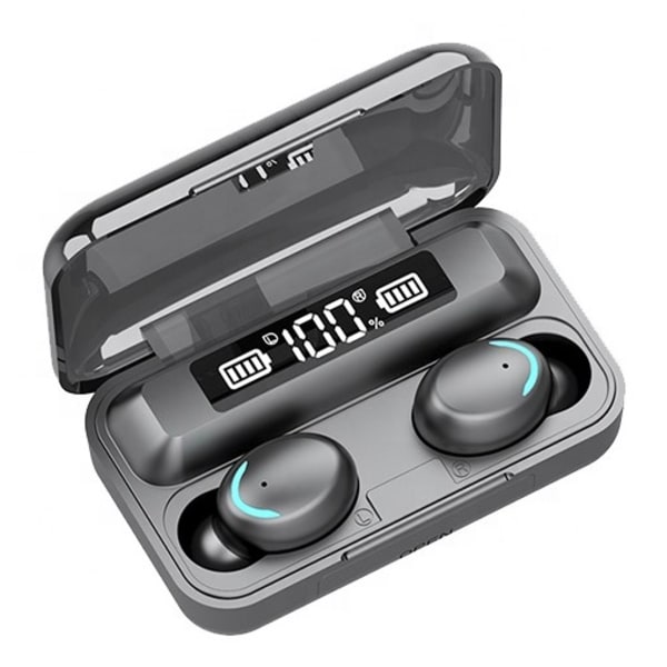 JULTEMADE ÖRONPROPPSSET MED POWERBANK - BTH-F9-5 Svart