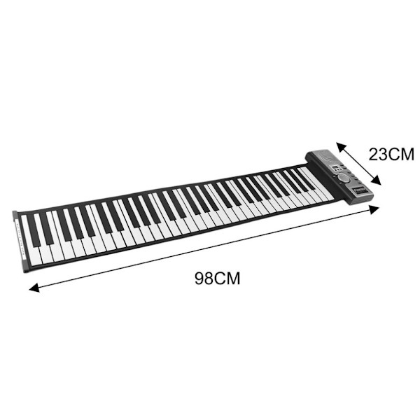 Blødt keyboard klaver til musikelskeren