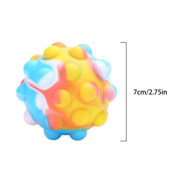 3D Pop Fidget Sensory Toys, Fidget Ball Toy för barn
