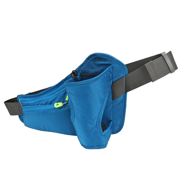 Löparbälte Hydration Midjepack Multifunktionell Vattentät Reflekterande Midjepåse för Utomhussporter Blå