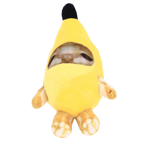Banan-Katt Plyschleksak Multifunktionell Rolig Avkoppling Söta Cartoon Mjuk Mysig Fylld Djurleksak för Presenter Heminredning 20cm/7.9in