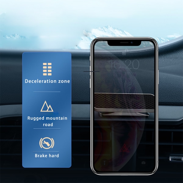 Magnetisk Telefonhållare för Bil, Instrumentbräda Magnetisk Bilhållare för Mobiltelefoner