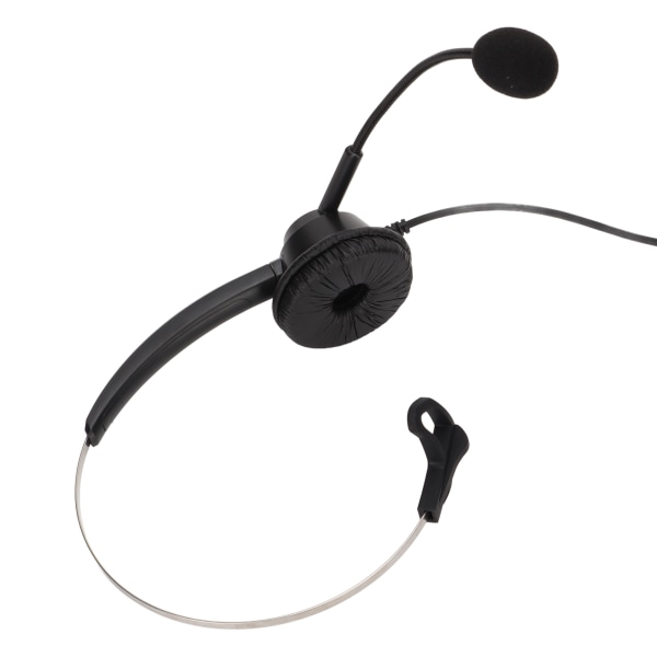 H360‑USB‑3 Telefonheadset Svart Volymjustering Mute Ensidig Hörlur med USB-kontakt för Callcenter