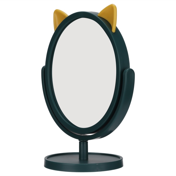 Sminkspegel Justerbar Klar Utsökt flexibel Bekväm söt liten spegel för hemsalen Svartgrön