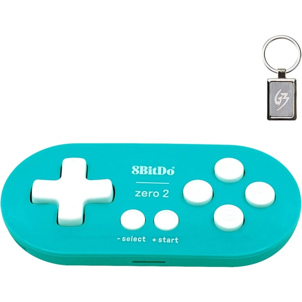 8bitdo Zero 2 Bluetooth Spelkontroll Blå Utgåva Trådlös Styrenhet