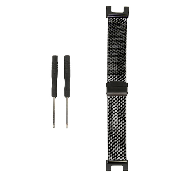 Metal Mesh Urremærke til Smartwatch - Udskiftningsarmbånd til Amazfit TRex Pro (Sort)