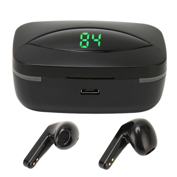 Bluetooth 5.3 langattomat nappikuulokkeet IPX7 vedenpitävät voimakas basso meluja vaimentavat Bluetooth-kuulokkeet latauskotelolla