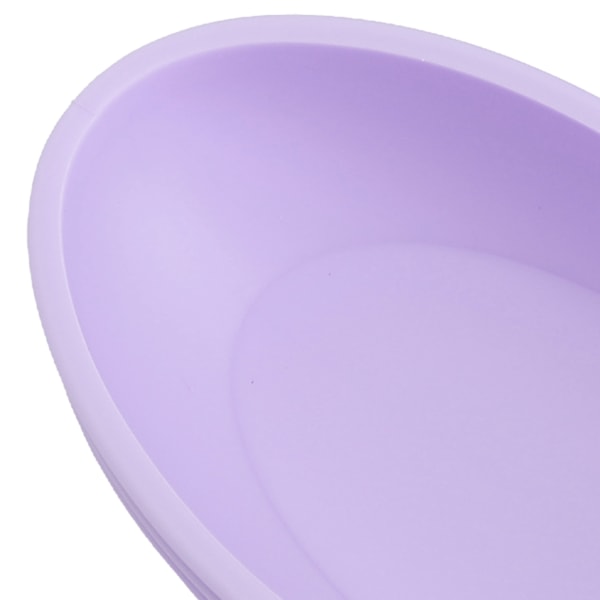 Nest Shape neglebørstestativ Bærbar oppbevaring Silikon neglebørsteholder for bordplate lilla